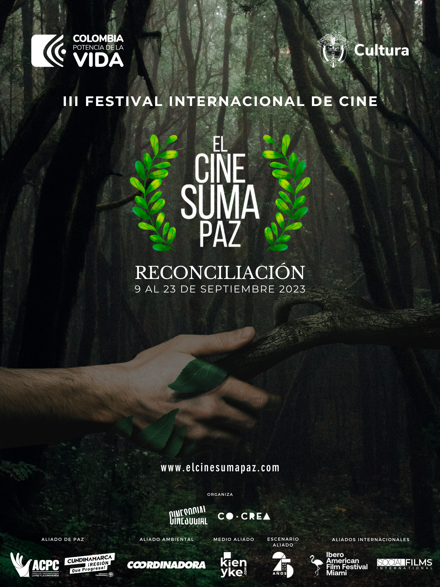 Afiche original de Reconciliación, tercera edición, 2023